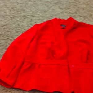Halogen red size L jacket with peplum